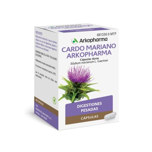 Cardo Mariano Arkopharma Cápsulas Duras. , 100 Cápsulas