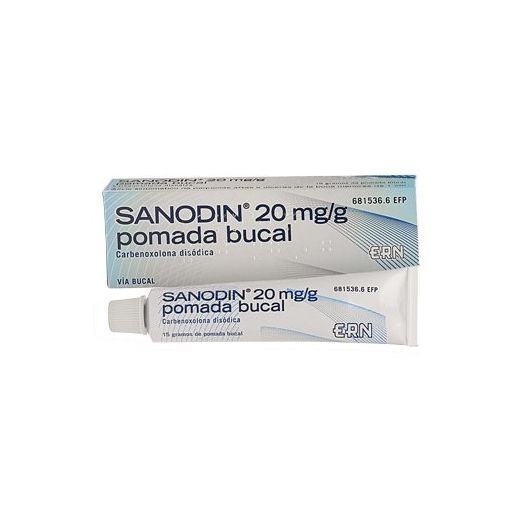 Sanodin 20 Mg/G Pomada Bucal, 1 Tubo De 15 G