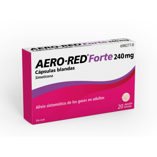 AERO-RED FORTE 240 MG CAPSULAS BLANDAS , 20 cápsulas blandas