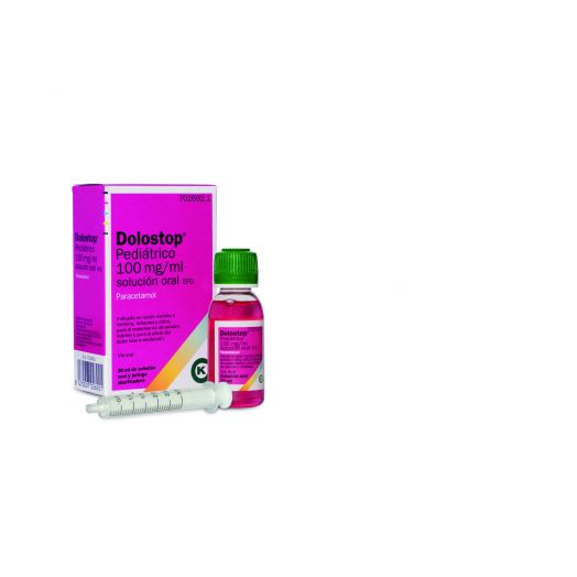 DOLOSTOP PEDIÁTRICO 100 MG/ML SOLUCION ORAL , 30 ml