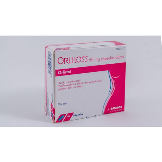 ORLILOSS 60 MG CAPSULAS DURAS, 84 cápsulas (PVC-PVDC/AL)