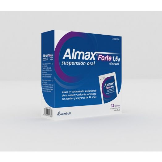 ALMAX FORTE 1,5 g SUSPENSION ORAL,12 sobres