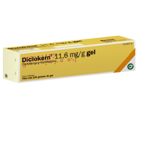 DICLOKERN 11,6 mg/g GEL,1 tubo de 100 g
