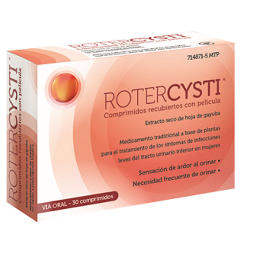 ROTERCYSTI  COMPRIMIDOS RECUBIERTOS CON PELICULA, 30 comprimidos