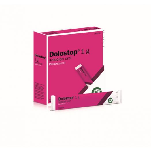 DOLOSTOP 1 G SOLUCION ORAL, 10 sobres