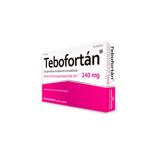 TEBOFORTAN 240 MG COMPRIMIDOS RECUBIERTOS CON PELiCULA, 30 comprimidos
