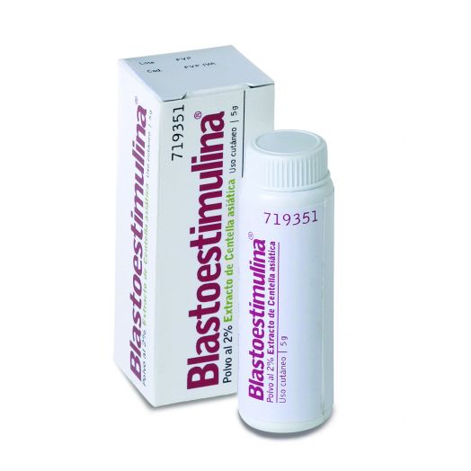 BLASTOESTIMULINA 2% POLVO CUTANEO, 1 frasco de 5 g
