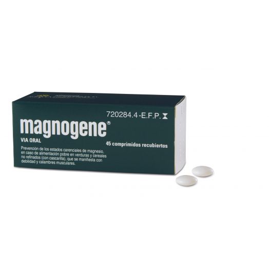 MAGNOGENE 53 mg COMPRIMIDOS RECUBIERTOS, 45 comprimidos