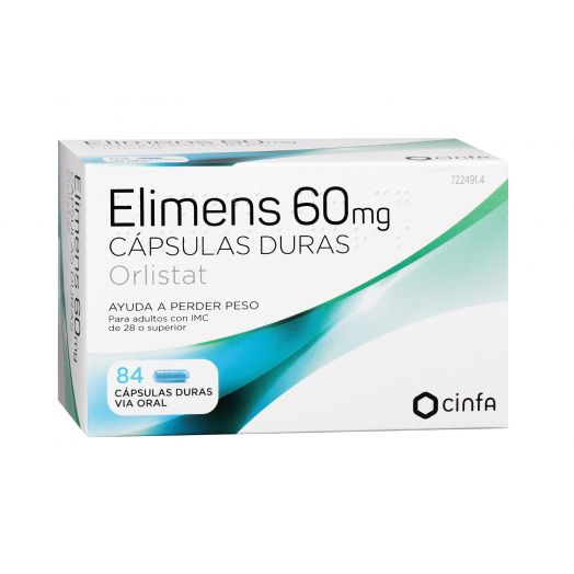 ELIMENS 60 MG CAPSULAS DURAS, 84 cápsulas (Blister)