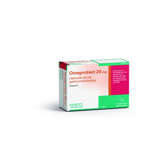 OMEPROTECT 20 mg CAPSULAS DURAS GASTRORRESISTENTES, 14 cápsulas (blister)