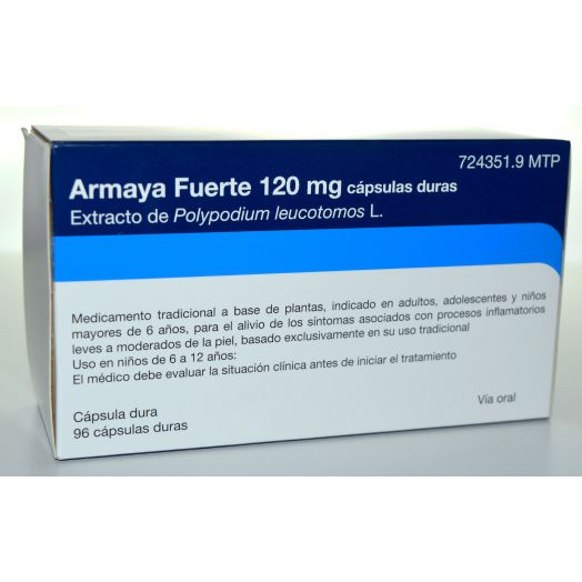 ARMAYA FUERTE 120 mg CAPSULAS DURAS. , 96 cápsulas