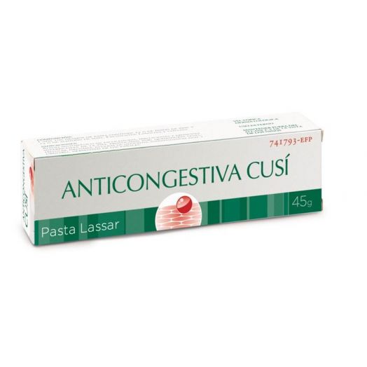 ANTICONGESTIVA CUSI (PASTA LASSAR) , 1 tubo de 45 g