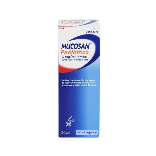 MUCOSAN PEDIATRICO 3 mg/ml JARABE , 1 frasco de 200 ml