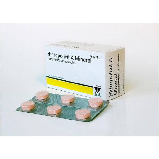 Hidropolivit A Mineral Comprimidos Masticables, 30 Comprimidos