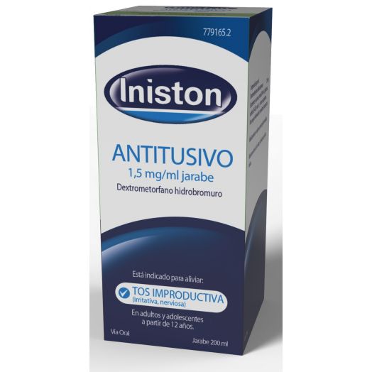 INISTON TOS 1,5 MG/ML JARABE , 1 frasco de 200 ml