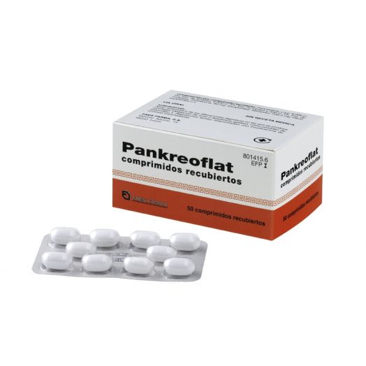 PANKREOFLAT 172 MG/80 MG COMPRIMIDOS RECUBIERTOS  50 comprimidos