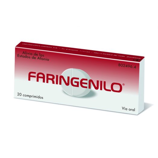 FARINGENILO, 20 comprimidos