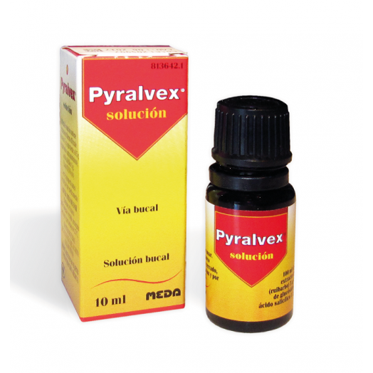 PYRALVEX SOLUCION, 1 frasco de 10 ml
