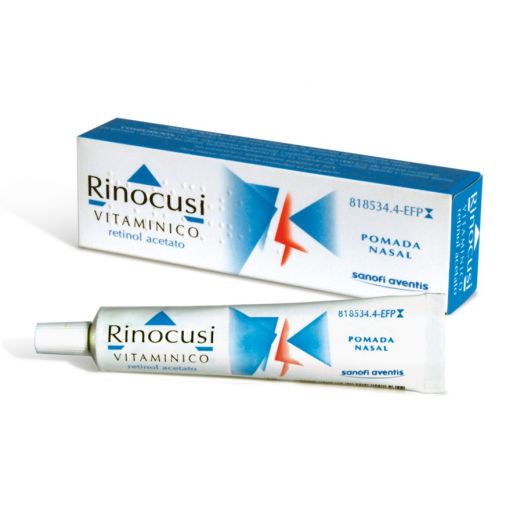 RINOCUSI VITAMÍNICO 12.500 UI/g POMADA NASAL, 1 tubo de 10 g