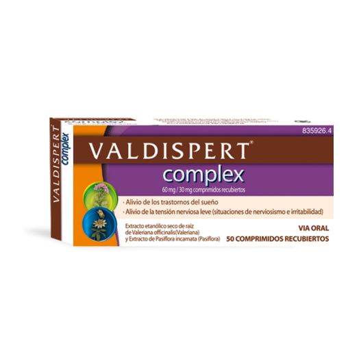 VALDISPERT COMPLEX , 50 comprimidos