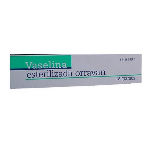 VASELINA ESTERILIZADA PURA ORRAVAN POMADA , 1 tubo de 18 g
