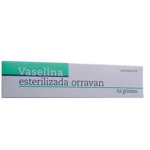VASELINA ESTERILIZADA PURA ORRAVAN POMADA , 1 tubo de 32 g