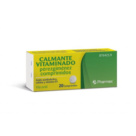 CALMANTE VITAMINADO PEREZGIMENEZ COMPRIMIDOS , 20 comprimidos