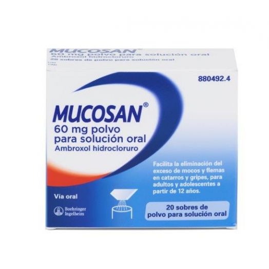 MUCOSAN 60 mg polvo para solución oral , 20 sobres