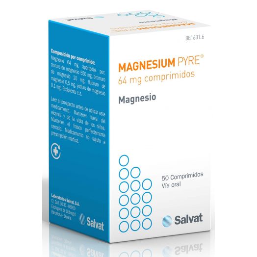 Magnesium Pyre 64 Mg Comprimidos , 50 Comprimidos