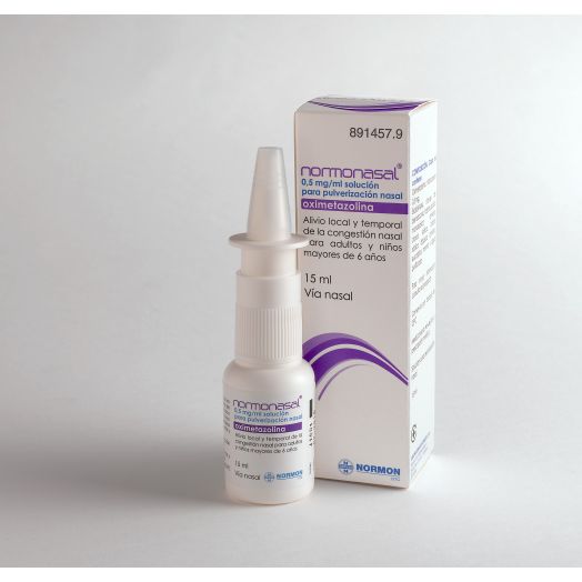 NORMONASAL 0,5 mg/ml SOLUCION PARA PULVERIZACION NASAL , frasco 15 ml