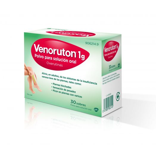VENORUTON 1 g POLVO PARA SOLUCION ORAL , 30 sobres