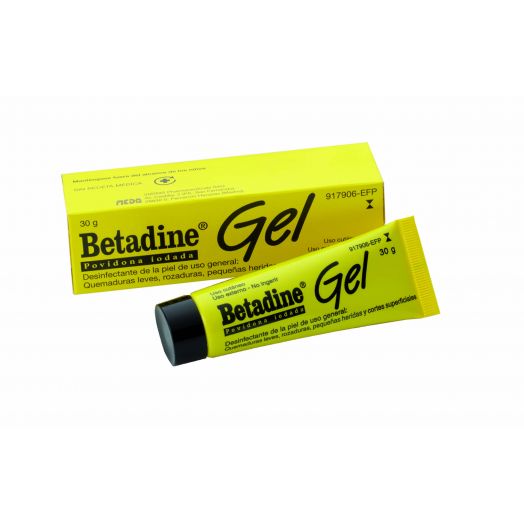 BETADINE GEL 100 MG/G GEL , 1 tubo de 30 g