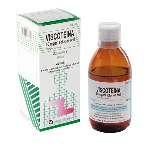 VISCOTEÍNA 50 mg/ml SOLUCIÓN ORAL , 1 frasco de 200 ml