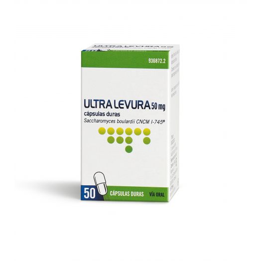 ULTRA-LEVURA 50 mg CAPSULAS DURAS , 50 cápsulas