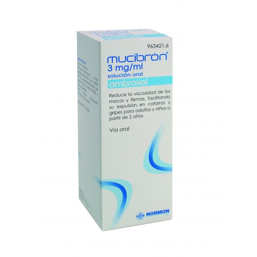 MUCIBRÓN 3 mg/ ml SOLUCIÓN ORAL., 1 frasco de 200 ml