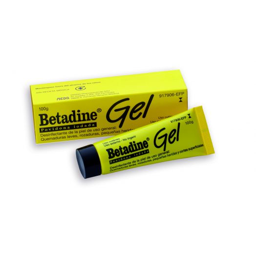 BETADINE GEL 100 MG/G GEL , 1 tubo de 100 g