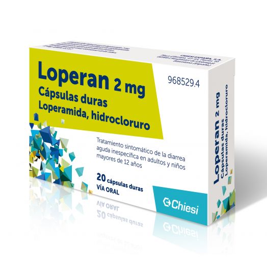 LOPERAN 2 mg CAPSULAS DURAS , 20 cápsulas