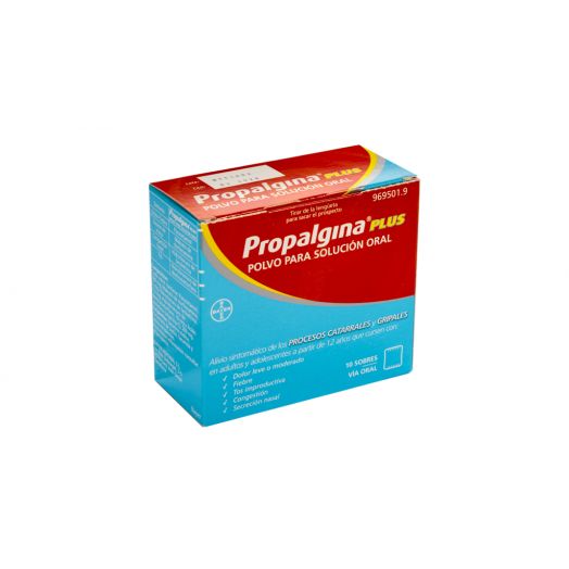 PROPALGINA PLUS POLVO PARA SOLUCIÓN ORAL, 10 sobres