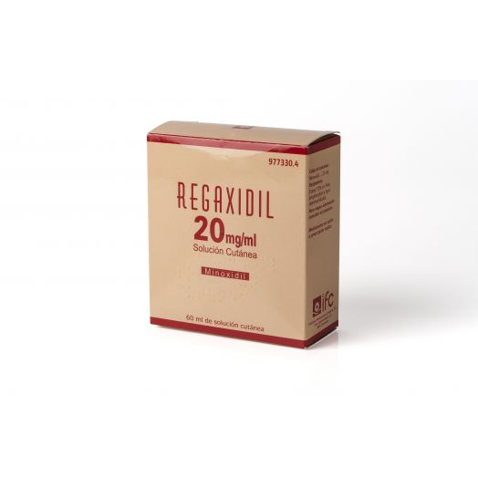 REGAXIDIL 20 mg/ml SOLUCION CUTANEA , 1 frasco de 60 ml