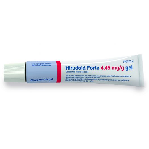 HIRUDOID FORTE 4,45 mg/g GEL, 1 tubo de 60 g