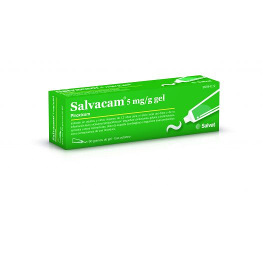SALVACAM 5mg/g GEL , 1 tubo de 60 g