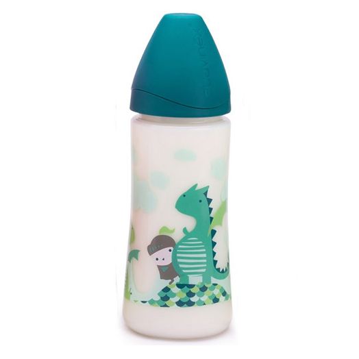 Biberon Suavinex Boca Ancha Flujo Denso 360 ml