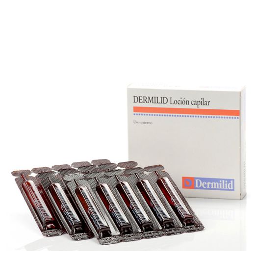 Dermilid Loción Capilar 15 Ampollas