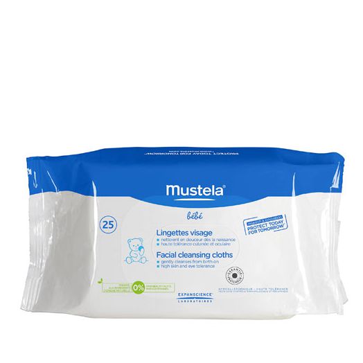 Mustela Toallitas Para La Cara 25 Unidades