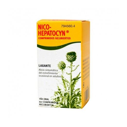 Nico-Hepatocyn Comprimidos Recubiertos , 60 Comprimidos