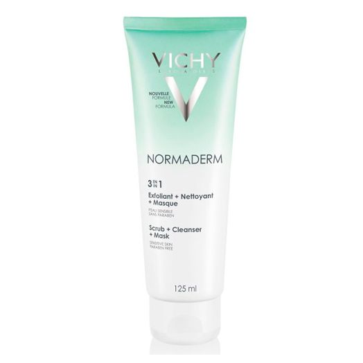 Vichy Normaderm 3 en 1 Exfoliante Limpiador Mascarilla 