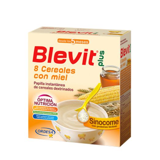 Papilla Blevit Plus Sinocome 8 Cereales Con Miel