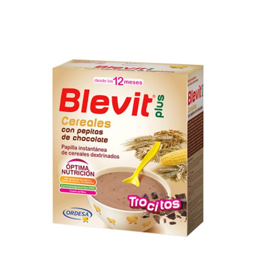 Papilla Blevit Plus Trocitos Cereales con Pepitas de Chocolate
