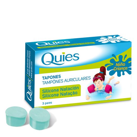 Tapon Silicona Natacion Infantil 3 Pares