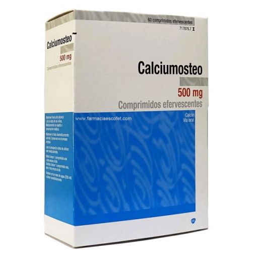 Calciumosteo 500 Mg Comprimidos Efervescentes , 60 Comprimidos